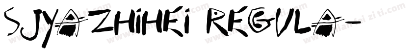 SJyazhihei Regula字体转换